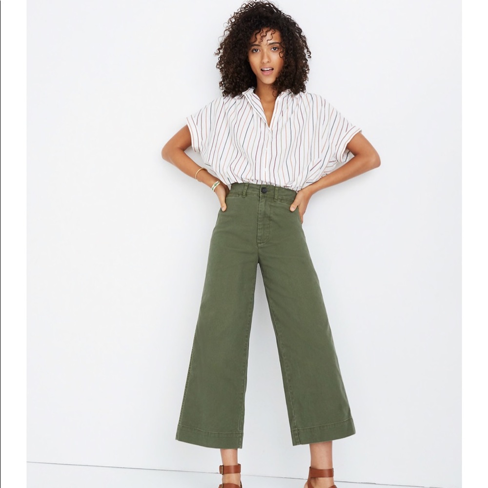 Emmett Wide-Leg Crop Pants - 23